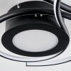 Olok Lámpara de Techo LED Negro, 1 luz, Mando a distancia