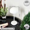 Bellange Lámpara de mesa LED Blanca, 1 luz
