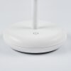 Bellange Lámpara de mesa LED Blanca, 1 luz