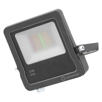 LEDVANCE SMART+ Foco proyector jardin Antracita, 1 luz, Mando a distancia, Cambia de color