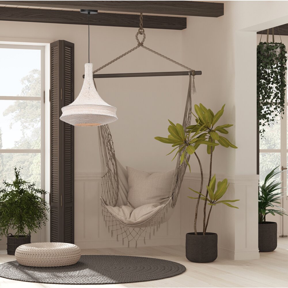 Steinhauer Marrakesch Lámpara Colgante Negro, 1 luz main product photo