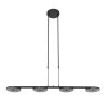 Steinhauer Turound Lámpara Colgante LED Negro, 4 luces