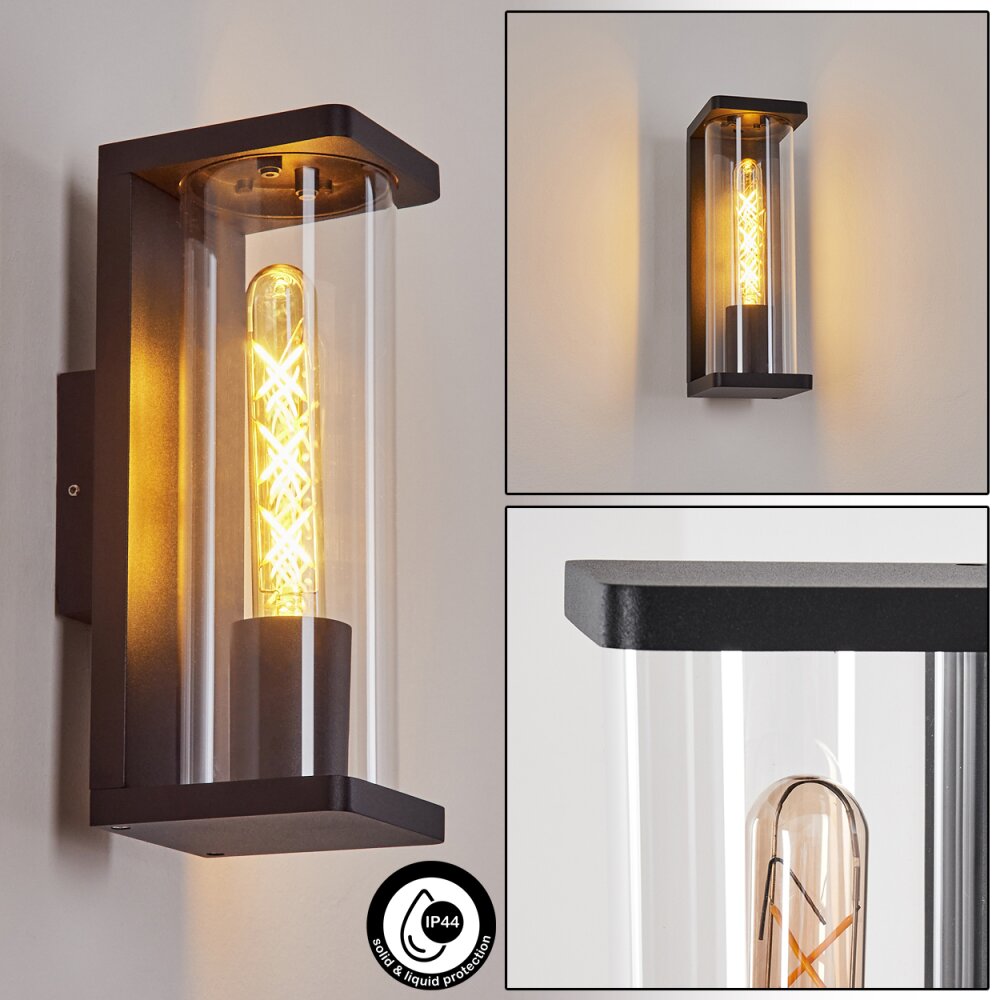 Mataka Aplique para exterior Negro, 1 luz main product photo