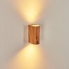 Skaabu Aplique para exterior Marrón, Color madera, 2 luces
