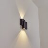 Colare Aplique para exterior LED Negro, 1 luz