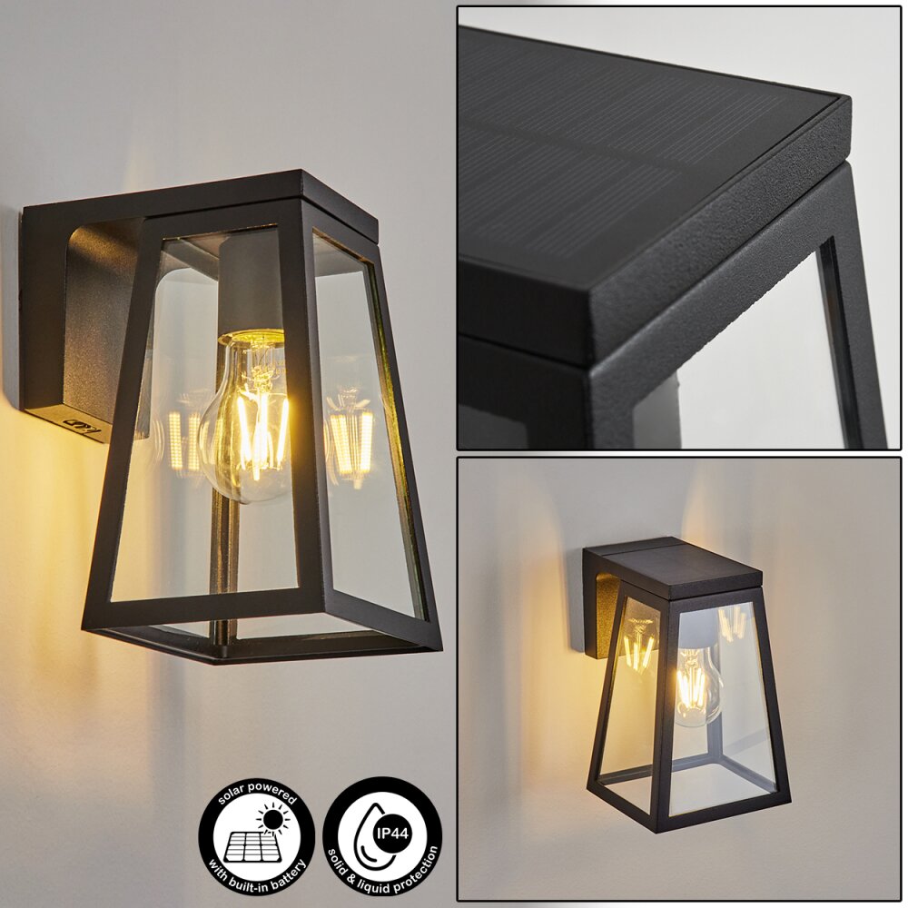 Juanico Lámpara solare LED Negro, 1 luz main product photo