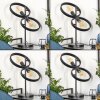 Theareabarivat Lámpara de mesa Antracita, 2 luces