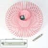 Wemude Lámpara de Techo Rosa, 1 luz