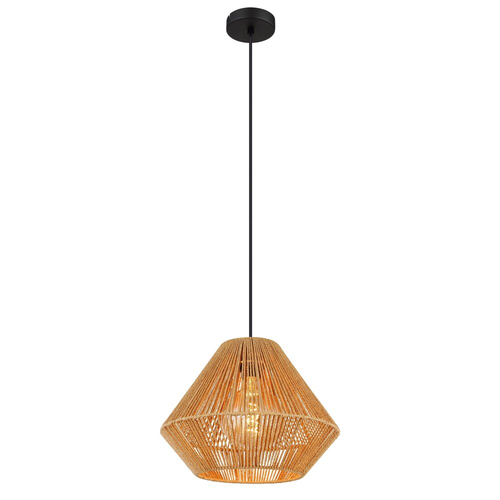 Globo HOUDINI Lámpara Colgante Negro, 1 luz main product photo