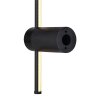 Globo CHASEY Aplique LED Negro, 1 luz