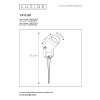 Lucide TAYLOR Foco proyector jardin Negro, 1 luz