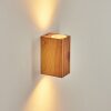 Skaabu Aplique para exterior Color madera, 2 luces