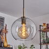 Koyoto Lámpara Colgante Cristal 25 cm Latón antiguo, 1 luz