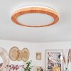 Siguna Lámpara de Techo LED Color madera, 1 luz