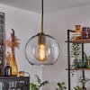 Koyoto Lámpara Colgante Cristal 20 cm Latón antiguo, 1 luz