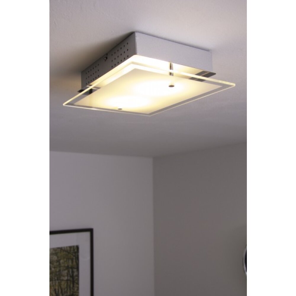 Honsel LAPO Lámpara de techo LED Cromo, Blanca main product photo