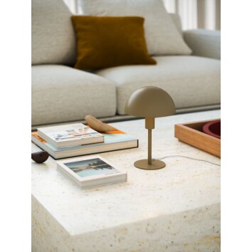 Nordlux ELLEN Lámpara de mesa Beige, 1 luz