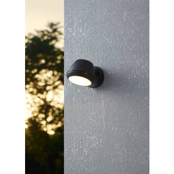 Eglo NIVAROLO Aplique para exterior LED Negro, 1 luz