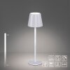 Leuchten-Direkt EURIA Lámpara de mesa LED Blanca, 1 luz