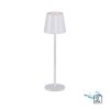 Leuchten-Direkt EURIA Lámpara de mesa LED Blanca, 1 luz