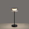 Leuchten-Direkt DORA Lámpara de mesa LED Negro, 1 luz