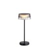Leuchten-Direkt DORA Lámpara de mesa LED Negro, 1 luz