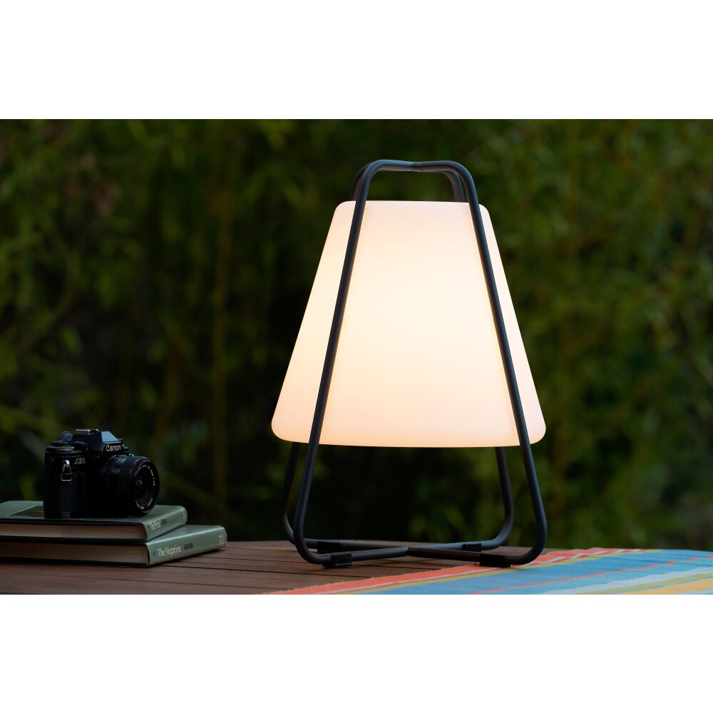 Lucide PYRAMID Lámpara de mesa LED Antracita, 1 luz main product photo