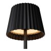 Lucide JUSTINE Lámpara de mesa LED Negro, 1 luz
