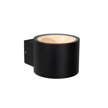 Lucide OXFORD Aplique para exterior Negro, 1 luz