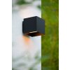 Lucide EXETER Aplique para exterior Negro, 1 luz