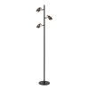 Lucide TUNDRAN Lámpara de Pie Negro, 3 luces