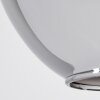 Koyoto Lámpara Colgante Cristal 15 cm Negro, Plata, 1 luz