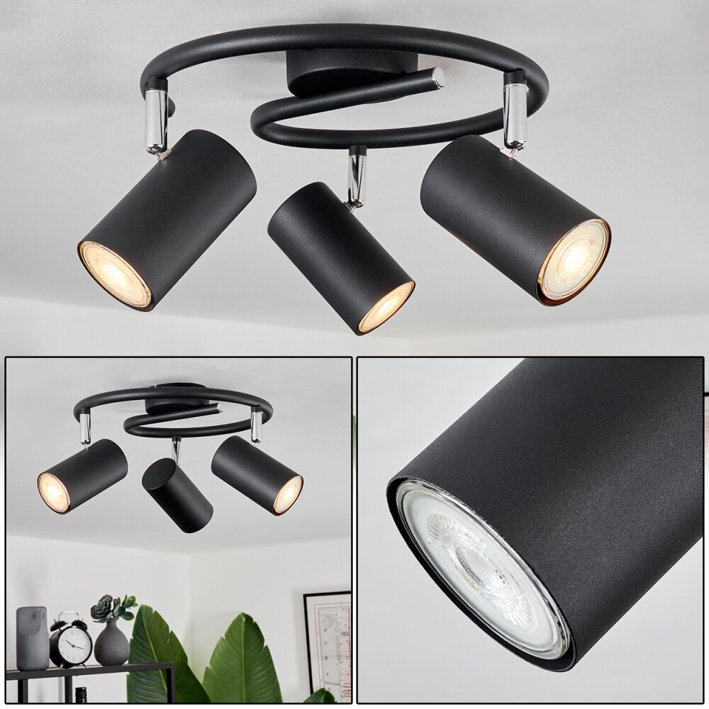 Javel Lámpara de Techo Negro, 3 luces main product photo