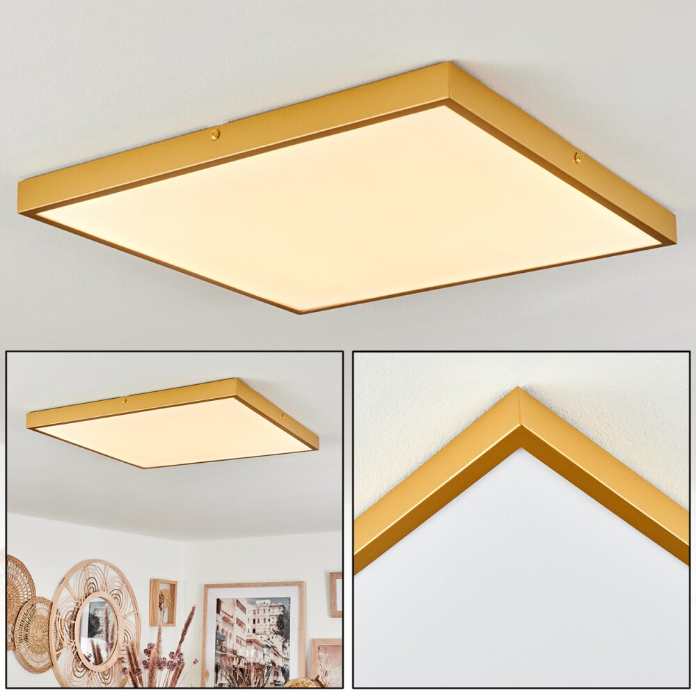 Broglen Lámpara de Techo LED dorado, 1 luz main product photo