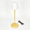 Maza Lámpara de mesa LED Amarillo, 1 luz