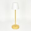 Maza Lámpara de mesa LED Amarillo, 1 luz