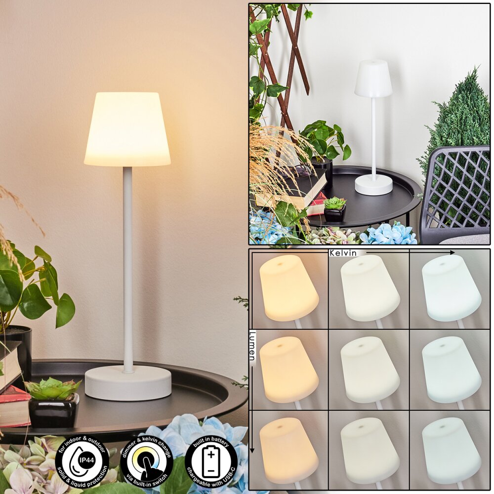 Maza Lámpara de mesa LED Blanca, 1 luz main product photo