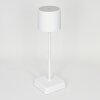 Cajas Lámpara de mesa LED Blanca, 1 luz