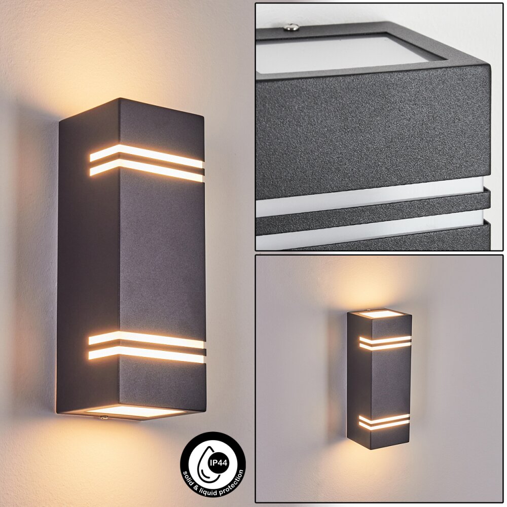 Fokpo Aplique para exterior LED Negro, 1 luz main product photo