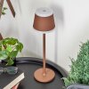 Walt Lámpara de mesa LED Color óxido, 1 luz Walt Lámpara de mesa LED Color óxido, 1 luz