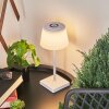 Burzaco Lámpara de mesa LED Blanca, 1 luz, Cambia de color