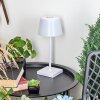 Burzaco Lámpara de mesa LED Blanca, 1 luz, Cambia de color