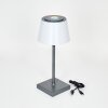 Burzaco Lámpara de mesa LED Antracita, 1 luz, Cambia de color