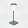 Burzaco Lámpara de mesa LED Antracita, 1 luz, Cambia de color