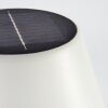 Alcudia Solar Lámpara de mesa LED Níquel-mate, 10 luces