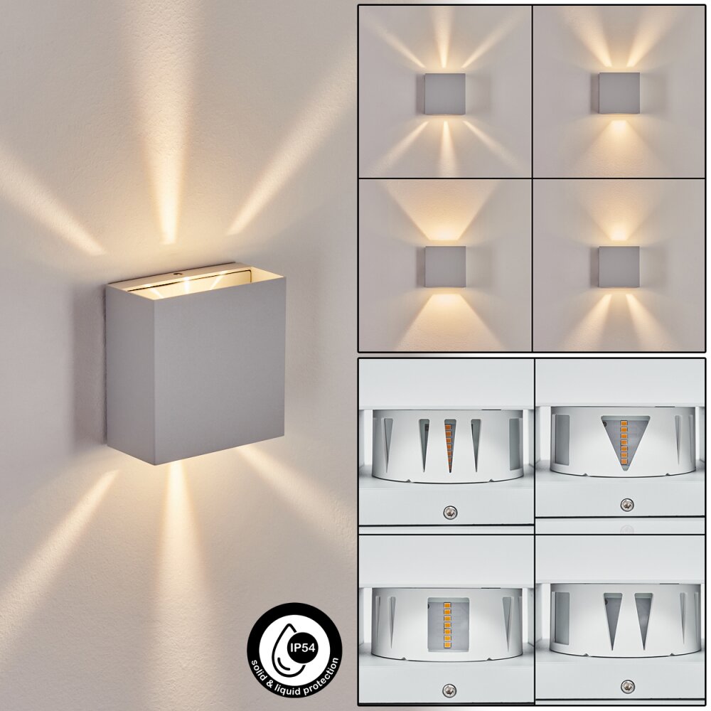 Spidern Aplique para exterior LED Blanca, 1 luz main product photo