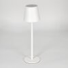 Allen Lámpara de mesa LED Blanca, 1 luz