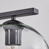 Koyoto Lámpara Colgante Cristal 20 cm Transparente, 3 luces