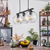Koyoto Lámpara Colgante Cristal 20 cm Transparente, 3 luces