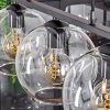 Koyoto Lámpara Colgante Cristal 20 cm Transparente, 3 luces